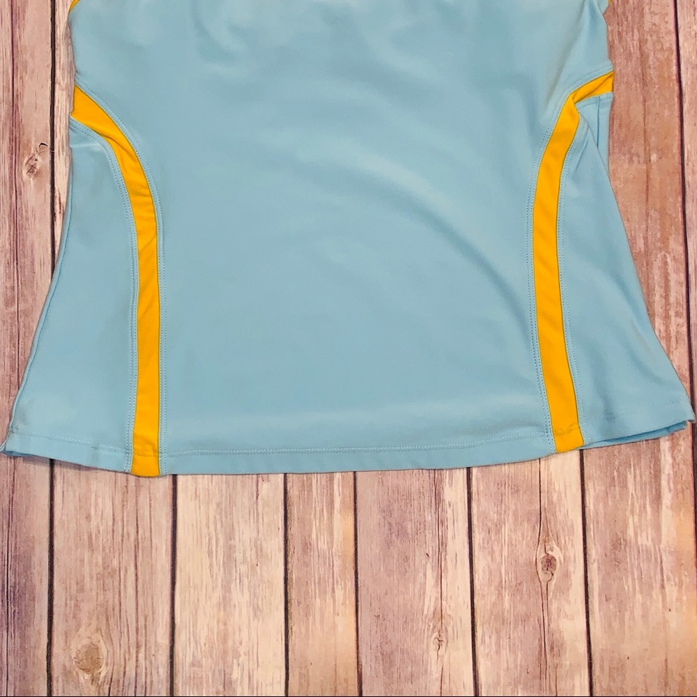 Nike Fit Dry Womens Aqua Top Tank Top Sz M 8-10 - Picture 3 of 8